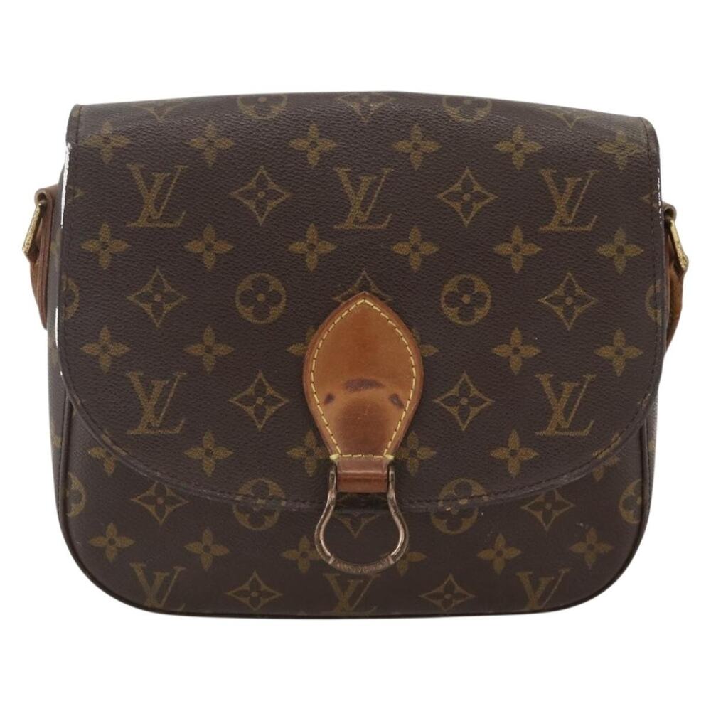 Louis Vuitton Monogram Saint Cloud GM Shoulder Bag Brown